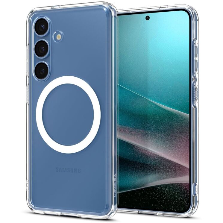 Защитный чехол Spigen (SGP) Ultra Hybrid (MagFit) для Samsung Galaxy S25 Plus (S936) ACS08981 - White: фото 1 из 17