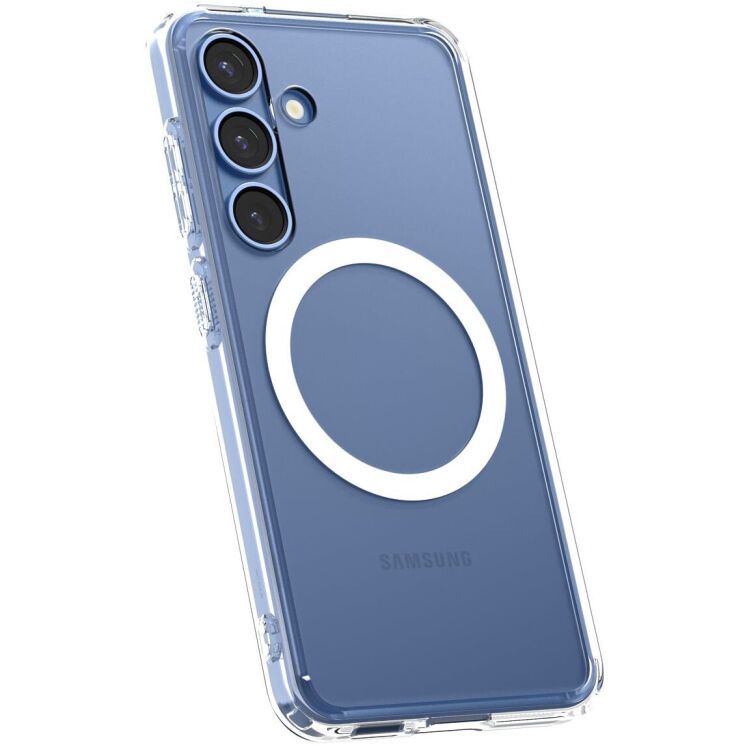 Защитный чехол Spigen (SGP) Ultra Hybrid (MagFit) для Samsung Galaxy S25 Plus (S936) ACS08981 - White: фото 3 из 17