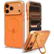 Захисний чохол Spigen Ultra Hybrid Optik S (MagFit) для iPhone 18 Pro Max / 17 Pro Max (ACS11910) - Clear / Orange: фото 1 з 12
