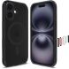 Защитный чехол Spigen Ultra Hybrid T MagFit для iPhone 16 (ACS09074) - Frost Black (366479FB). Фото 2 из 16