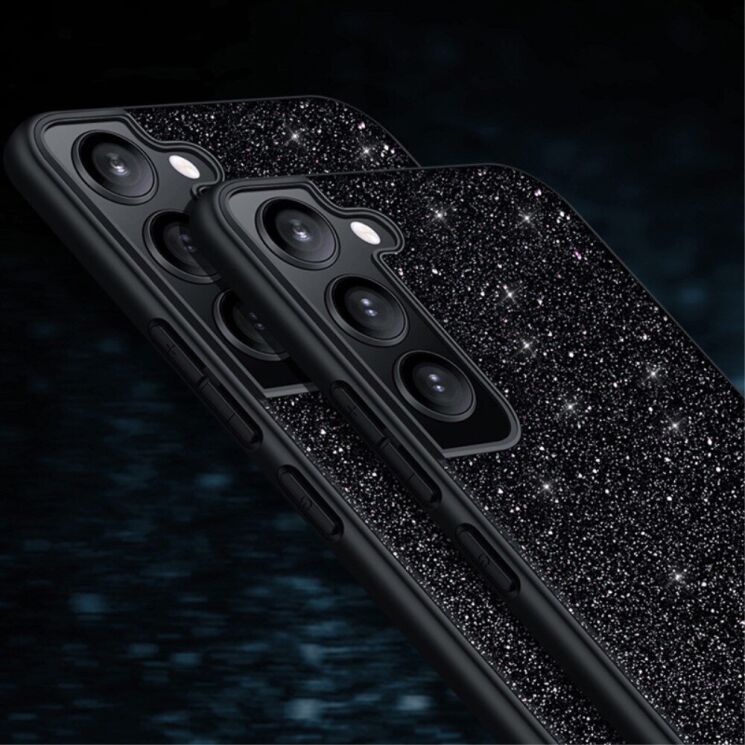 Защитный чехол SULADA Dazzling Glittery для Samsung Galaxy S24 Plus - Black: фото 7 из 9