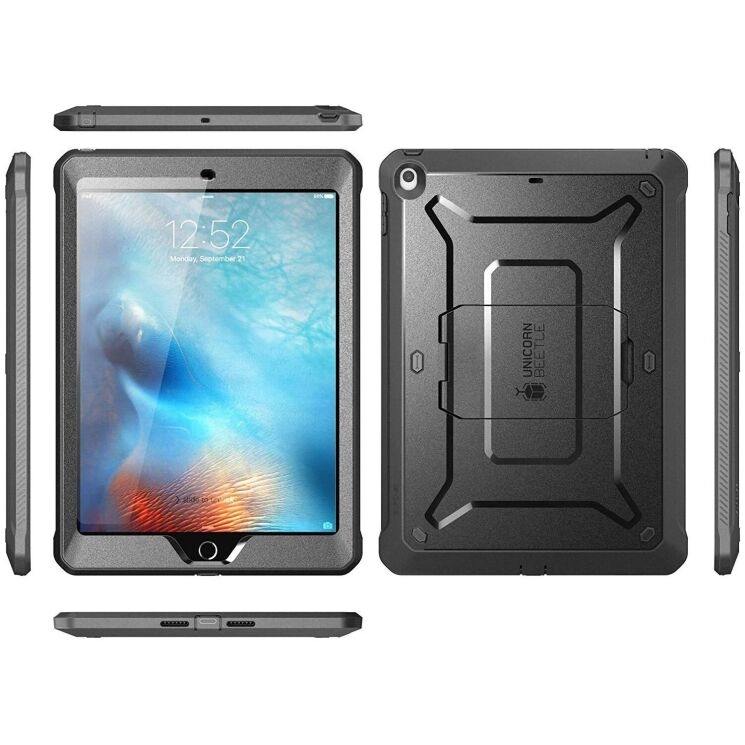 Защитный чехол Supcase Unicorn Beetle Pro Full-Body Case для Apple iPad 10.2 7/8/9 Gen (2019/2020/2021) - Black: фото 3 из 8