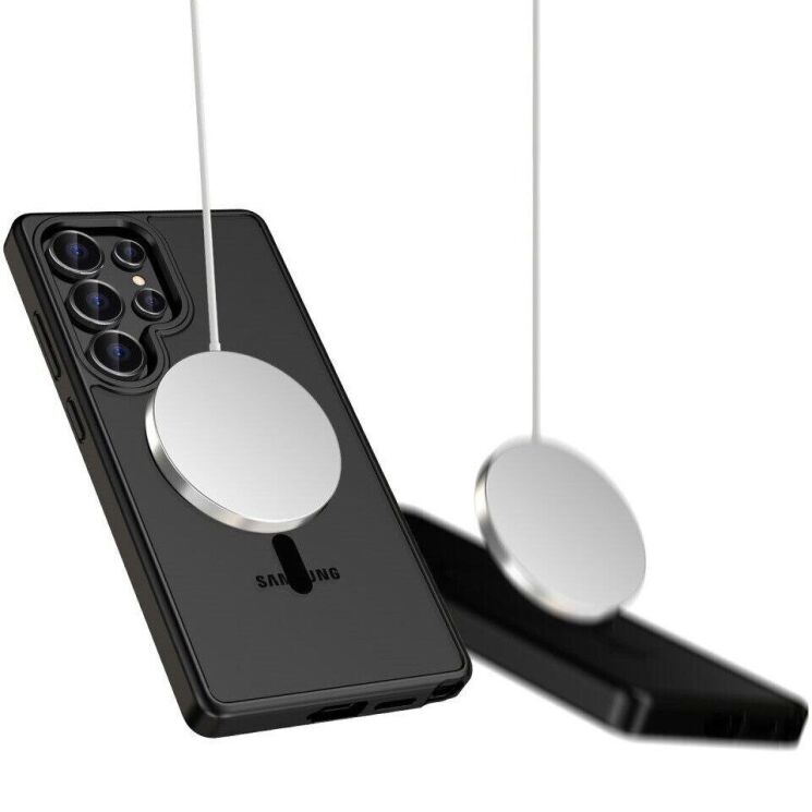 Захисний чохол Tech-Protect Magmat MagSafe для Samsung Galaxy S25 Ultra (S938) - Matte Black: фото 5 з 5