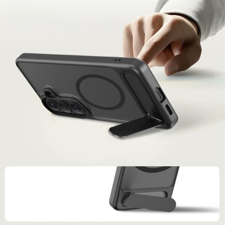 Защитный чехол Tech-Protect MagRack MagSafe для Samsung Galaxy S26 Plus (S947) - Matte Black: фото 6 из 9