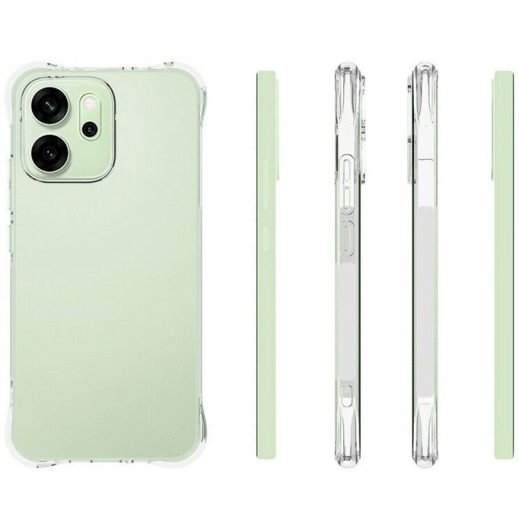 Захисний чохол UniCase AirBag Flow для OPPO Reno 14 5G - Transparent: фото 5 з 5