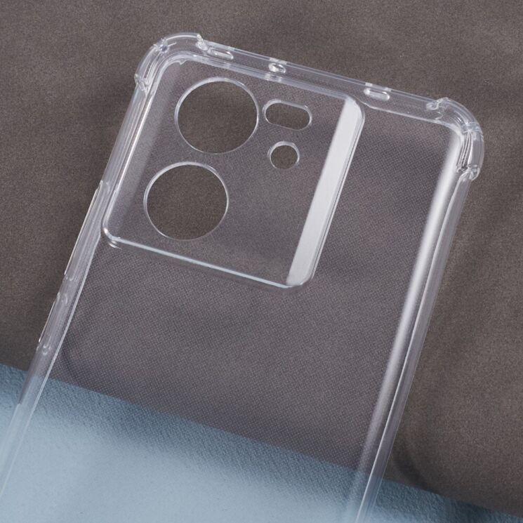 Защитный чехол UniCase AirBag with Strap для Xiaomi 13T / 13T Pro - Transparent: фото 4 из 7