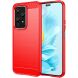 Защитный чехол UniCase Carbon для Honor 200 Lite - Red (363120R). Фото 1 из 10