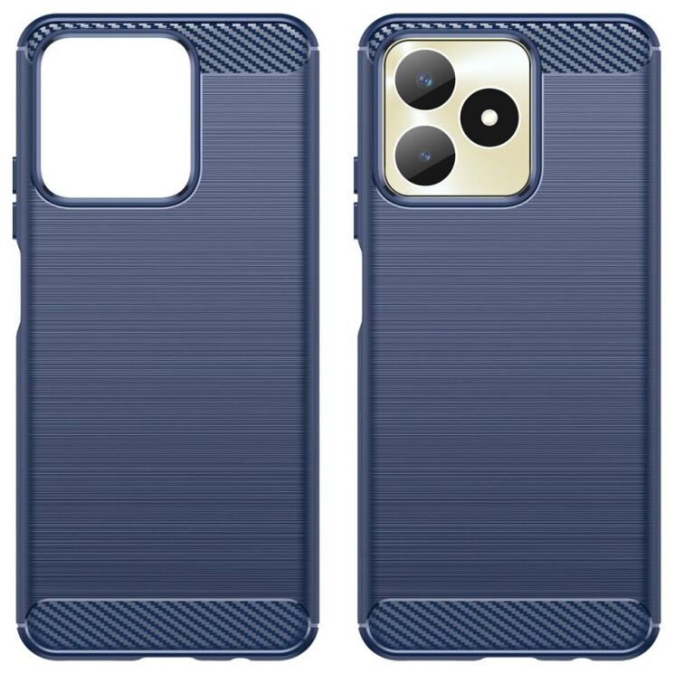 Защитный чехол UniCase Carbon для Realme Note 50 - Blue: фото 2 из 8