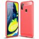 Захисний чохол UniCase Carbon для Samsung Galaxy A11 (A115) - Red (264503R). Фото 1 з 10