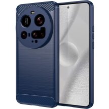 Защитный чехол UniCase Carbon для Xiaomi 15 Ultra - Blue: фото 1 из 12