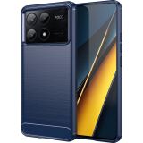 Захисний чохол UniCase Carbon для Xiaomi Poco X6 Pro - Blue (345841L)