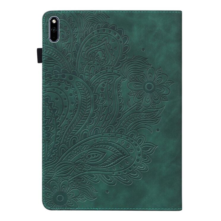 Захисний чохол UniCase Flower для Huawei MatePad 10.4 (2020/2022) - Green: фото 3 з 10