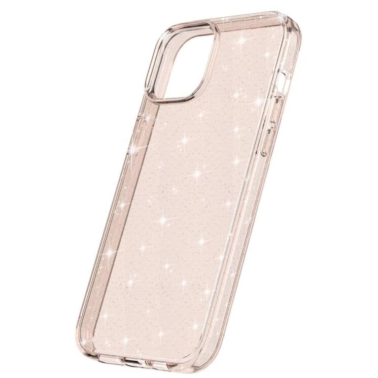 Захисний чохол UniCase Glitter Shell для Apple iPhone 15 - Gold: фото 6 з 8