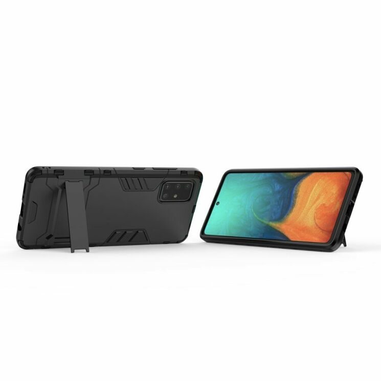 Защитный чехол UniCase Hybrid для Samsung Galaxy A71 (A715) - Black: фото 3 из 11