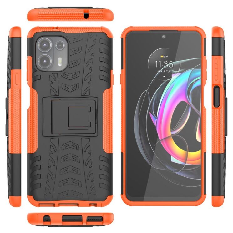 Захисний чохол UniCase Hybrid X для Motorola Edge 20 Lite - Orange: фото 5 з 11