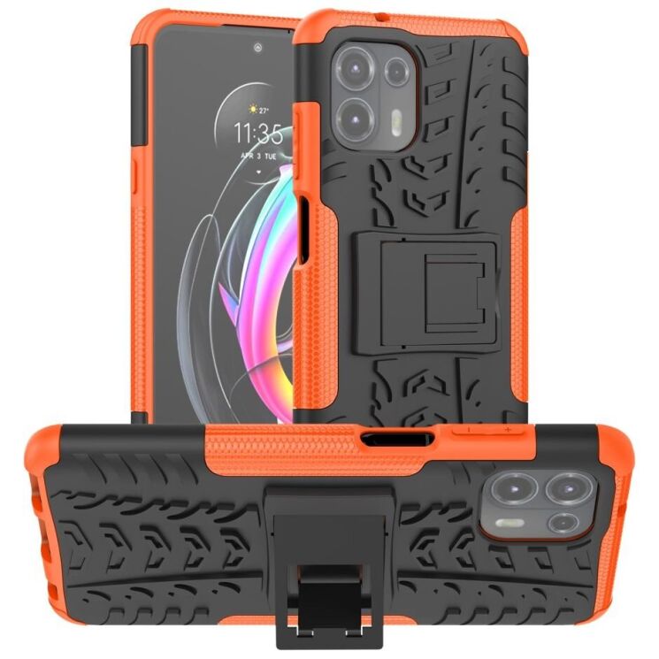 Захисний чохол UniCase Hybrid X для Motorola Edge 20 Lite - Orange: фото 1 з 11
