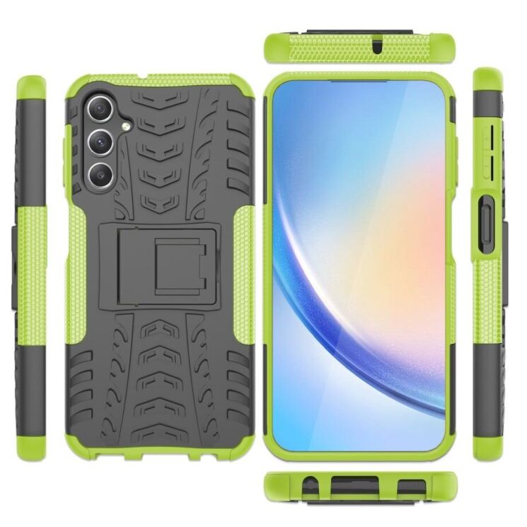 Защитный чехол UniCase Hybrid X для Samsung Galaxy A24 (A245) - Green: фото 8 из 15