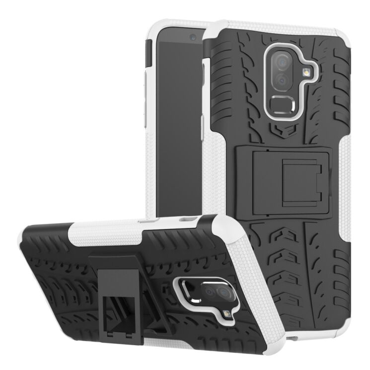 Противоударный чехол UniCase Hybrid X для Samsung Galaxy J8 2018 (J810) - White: фото 1 из 4