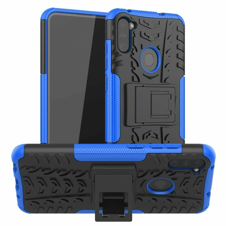 Защитный чехол UniCase Hybrid X для Samsung Galaxy M11 (M115) / Galaxy A11 (A115) - Blue: фото 1 из 18