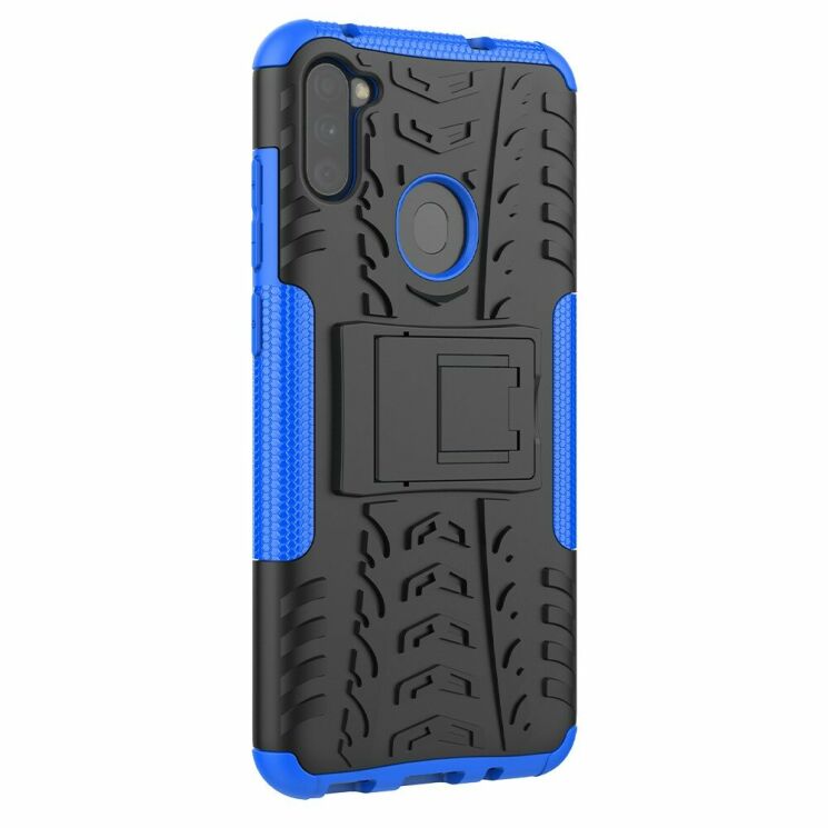 Защитный чехол UniCase Hybrid X для Samsung Galaxy M11 (M115) / Galaxy A11 (A115) - Blue: фото 9 из 18