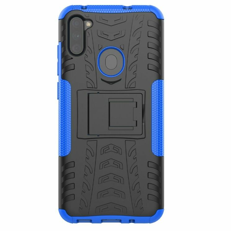 Защитный чехол UniCase Hybrid X для Samsung Galaxy M11 (M115) / Galaxy A11 (A115) - Blue: фото 4 из 18