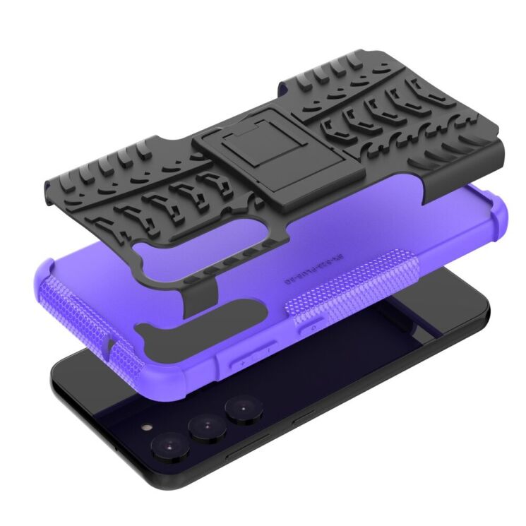 Защитный чехол UniCase Hybrid X для Samsung Galaxy S23 Plus - Purple: фото 7 из 17