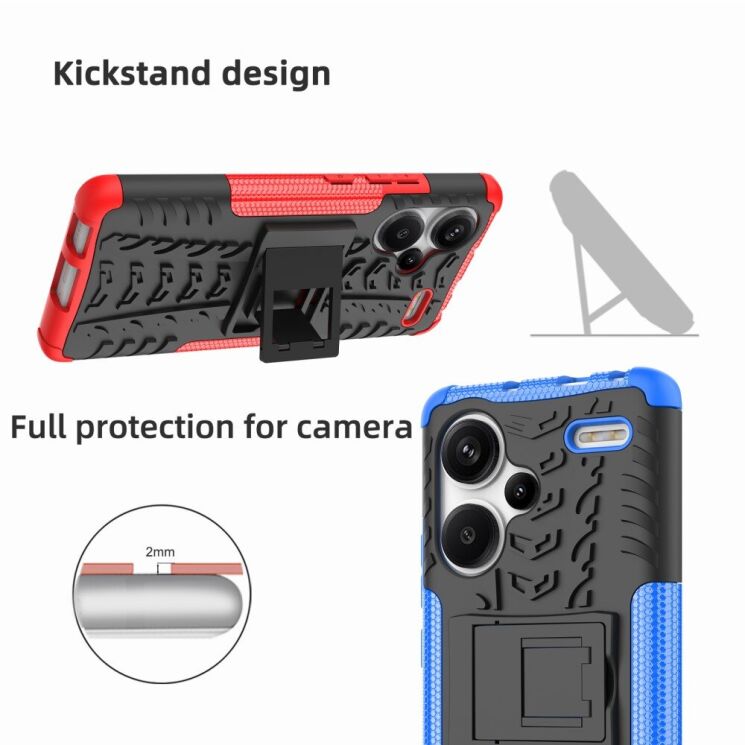 Защитный чехол UniCase Hybrid X для Xiaomi Redmi Note 13 Pro+ - Green: фото 14 из 15