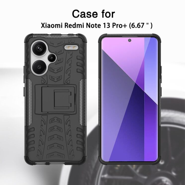 Защитный чехол UniCase Hybrid X для Xiaomi Redmi Note 13 Pro+ - Green: фото 9 из 15