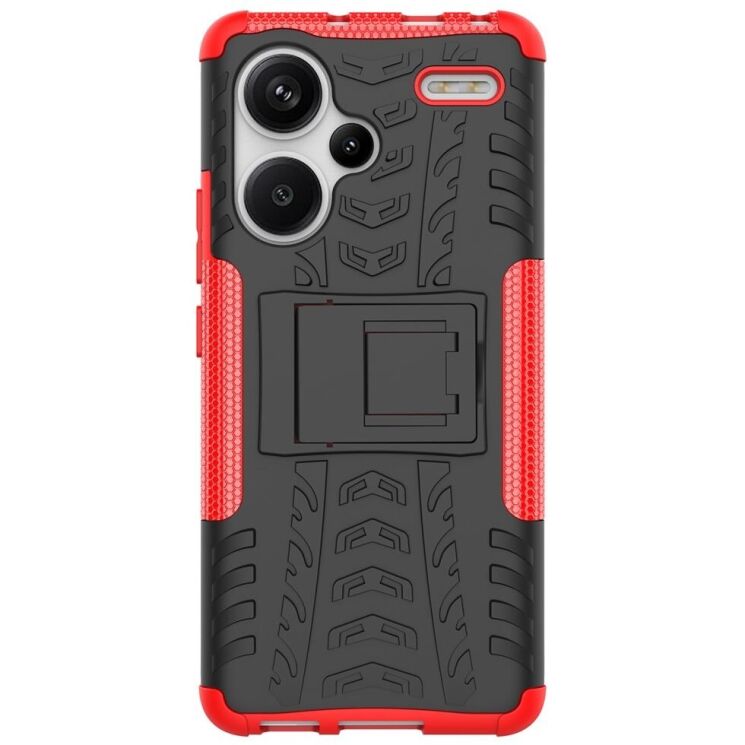 Защитный чехол UniCase Hybrid X для Xiaomi Redmi Note 13 Pro+ - Red: фото 4 из 15