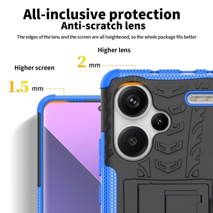 Защитный чехол UniCase Hybrid X для Xiaomi Redmi Note 13 Pro+ - Green: фото 10 из 15