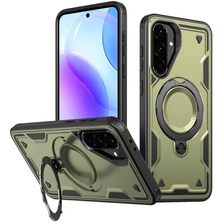 Защитный чехол UniCase Lander Armor для Samsung Galaxy A36 (A366) - Olive Green: фото 1 из 6
