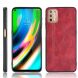 Защитный чехол UniCase Leather Series для Motorola Moto G9 Plus - Red (250429R). Фото 1 из 10
