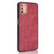 Защитный чехол UniCase Leather Series для Motorola Moto G9 Plus - Red (250429R). Фото 3 из 10