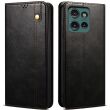 Захисний чохол UniCase Leather Wallet для Motorola Edge 50 Neo - Black (367100B)