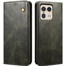 Защитный чехол UniCase Leather Wallet для Motorola Edge 50 Ultra - Green: фото 1 из 6