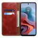 Захисний чохол UniCase Leather Wallet для Motorola G55 - Brown (366102Z). Фото 2 з 7