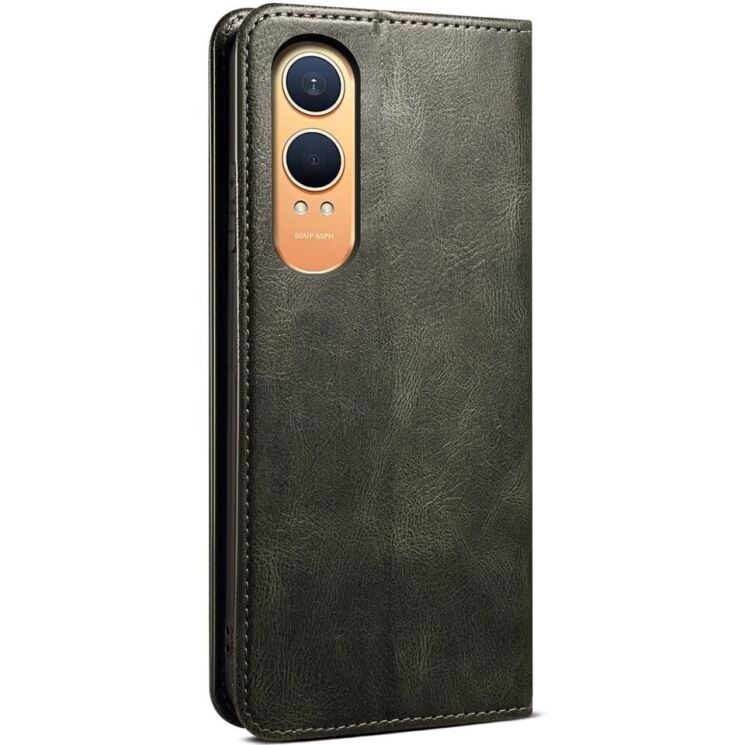 Защитный чехол UniCase Leather Wallet для OnePlus Nord CE 4 Lite - Green: фото 5 из 6