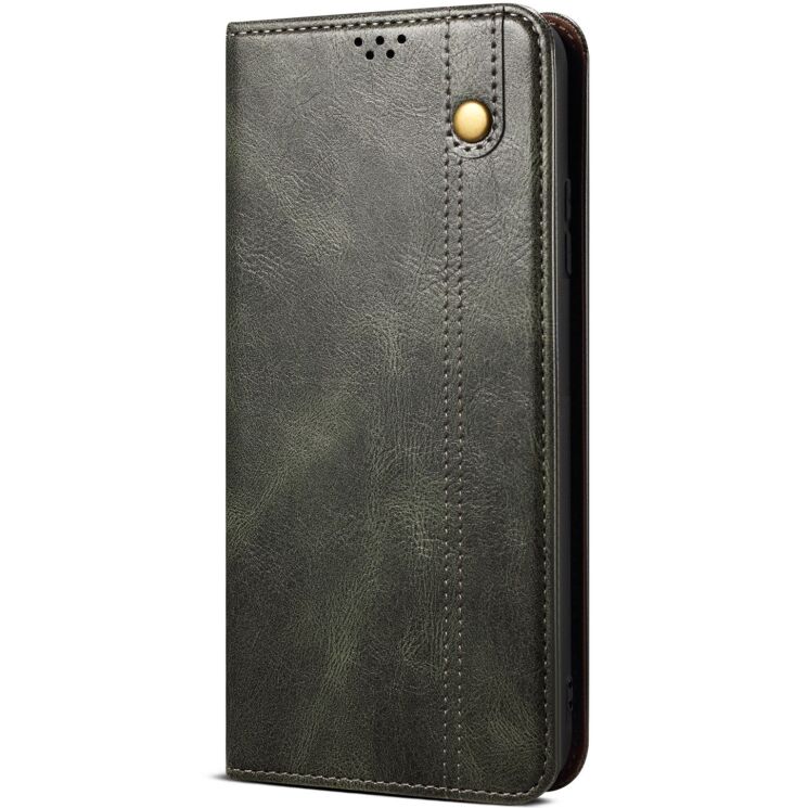 Защитный чехол UniCase Leather Wallet для Samsung Galaxy A17 (A175) - Green: фото 5 из 6