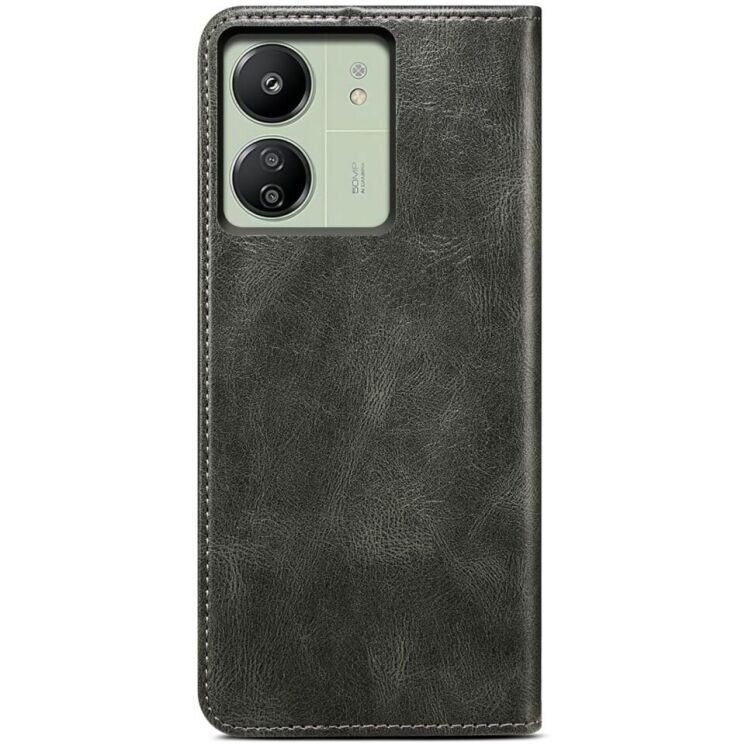 Защитный чехол UniCase Leather Wallet для Xiaomi Redmi 13C / Poco C65 - Green: фото 7 из 7