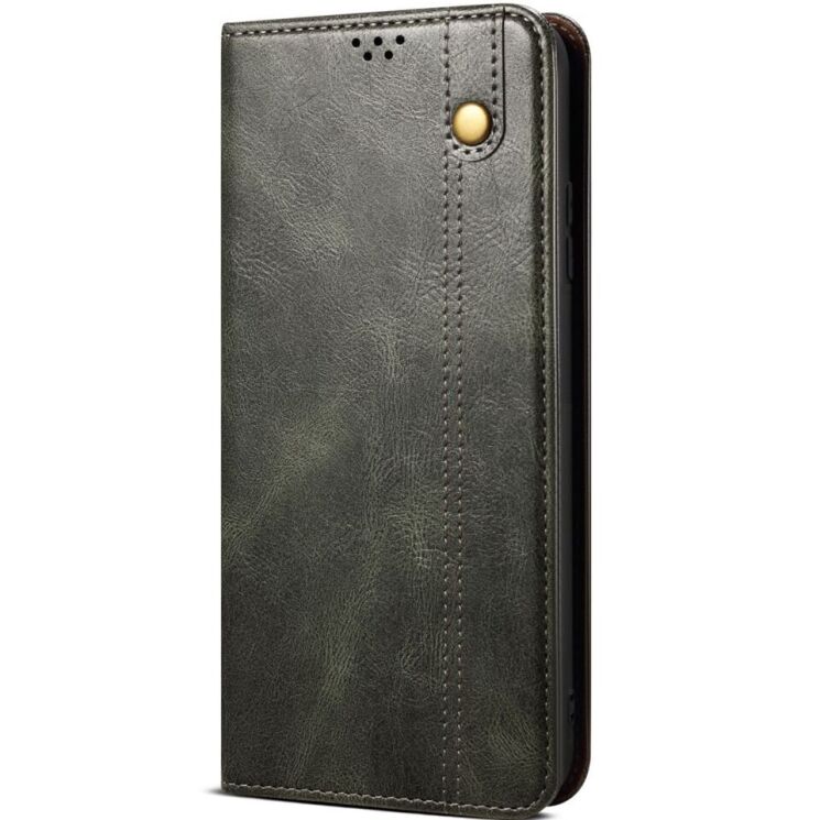 Защитный чехол UniCase Leather Wallet для Xiaomi Redmi 13C / Poco C65 - Green: фото 6 из 7