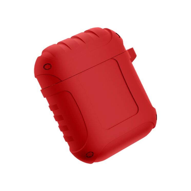 Защитный чехол UniCase MAX Protect для Apple AirPods 1 / 2 - Red: фото 3 из 21