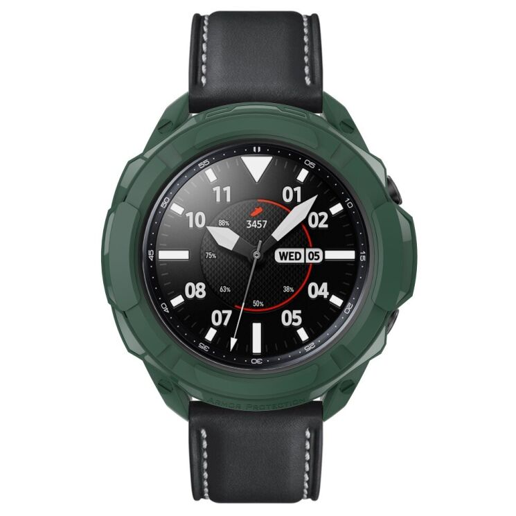 Защитный чехол UniCase Scale Ring Protection для Samsung Galaxy Watch 3 (41mm) - Army Green: фото 3 из 5