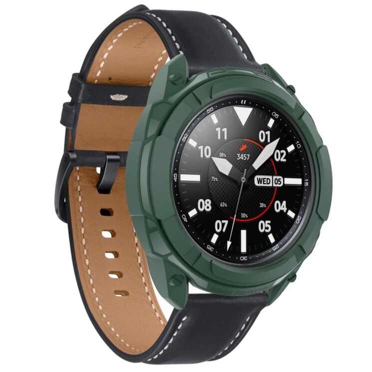 Защитный чехол UniCase Scale Ring Protection для Samsung Galaxy Watch 3 (41mm) - Army Green: фото 5 из 5