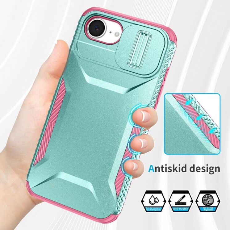 Защитный чехол UniCase Shuttle Guard для Apple iPhone 16e - Green: фото 4 из 7