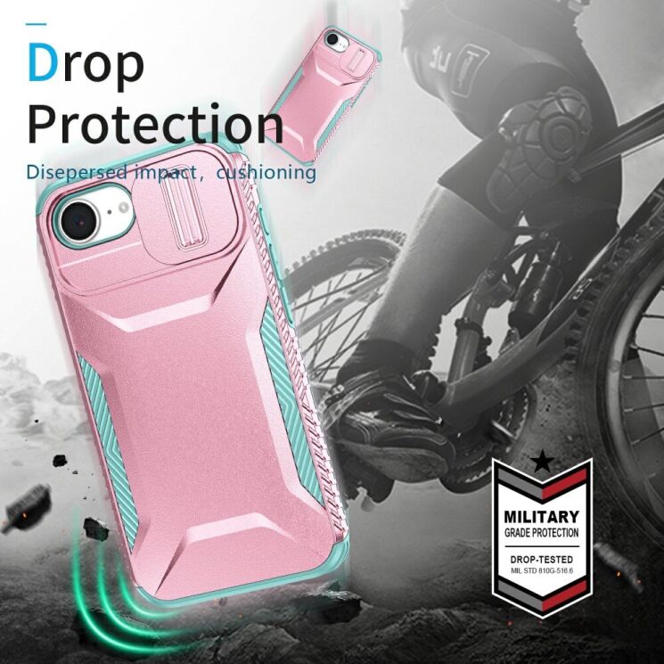 Защитный чехол UniCase Shuttle Guard для Apple iPhone 16e - Green: фото 7 из 7