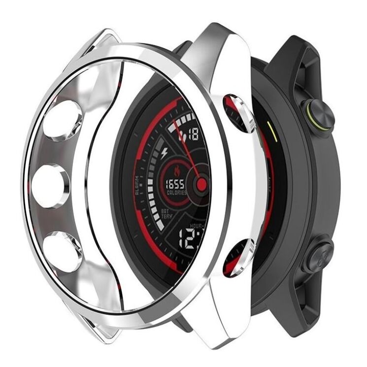 Защитный чехол UniCase Silicone Cover для Garmin Forerunner 745 - Silver: фото 1 из 6