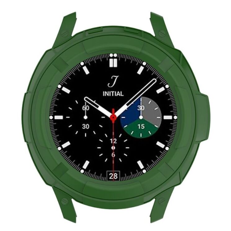 Защитный чехол UniCase Silicone Cover для Samsung Galaxy Watch 4 Classic (42mm) - Green: фото 1 из 9