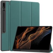 Захисний чохол UniCase Soft UltraSlim для Samsung Galaxy Tab S9 Ultra (X910/916) - Blackish Green: фото 1 з 11