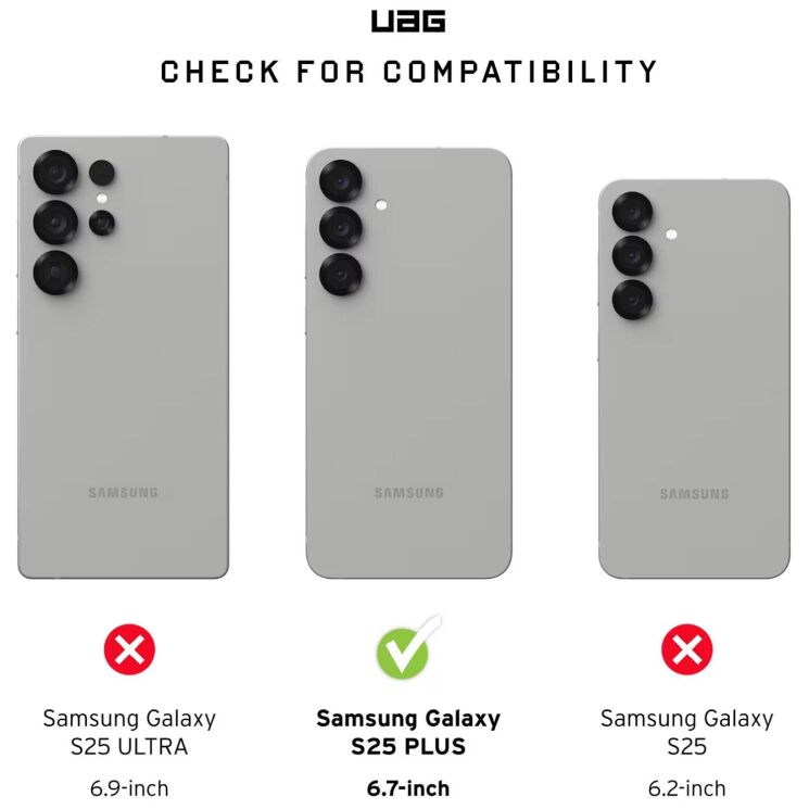 Защитный чехол URBAN ARMOR GEAR Essential Armor MagSafe для Samsung Galaxy S25 Plus (S936) 214493113131 - Ash (376057A) Защитный чехол URBAN ARMOR GEAR Essential Armor MagSafe для Samsung Galaxy S25 Plus (S936) 214493113131 - Ash: фото 10 из 10