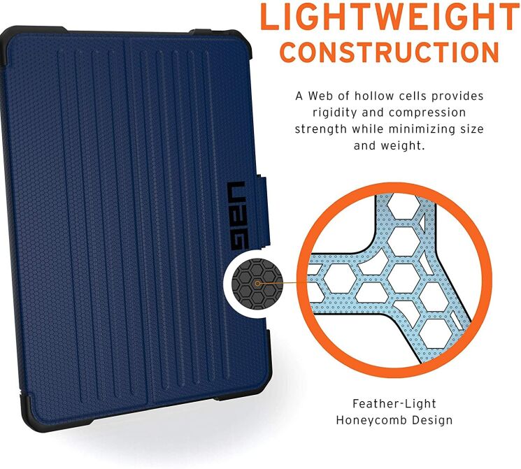 Захисний чохол URBAN ARMOR GEAR (UAG) Metropolis для iPad Pro 12.9 (2020) - Cobalt: фото 9 з 9